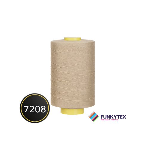 Atelier-Nähgarn 1000 Meter Funkytex Dunkelbeige