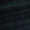Tartan Uhr schwarz / grün