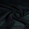 Tartan Uhr schwarz / grün