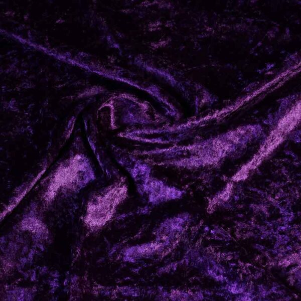 Velours de panne dunkelviolett