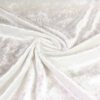 Velours de panne ecru