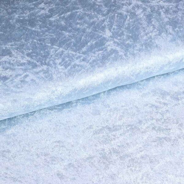 Velours de panne babyblau