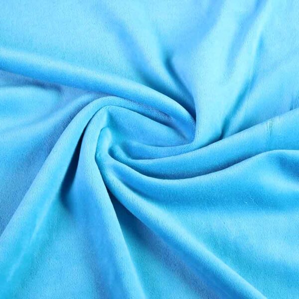 Nicky velours aqua