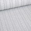 Kabelstoff Jacquard-Jersey hellgrau melange