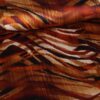 Stretch-Stoff Satin matt Zebra Rost