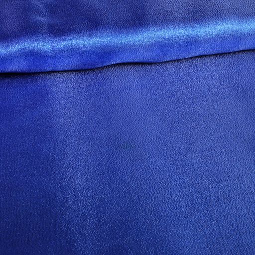 Fancy Organza Krepp kobalt