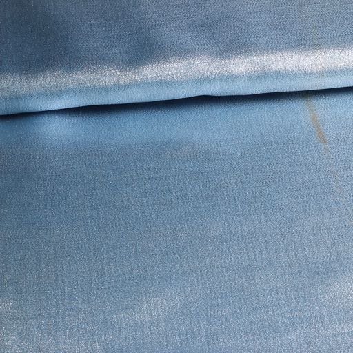 Fancy Organza-Krepp Babyblau