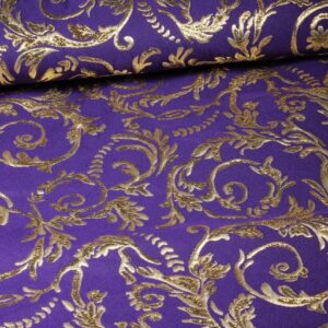 Barock Jacquard lila/gold