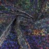 Mystique Deluxe Folie Hologramm schwarz/silber