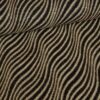 Glitzer Fantasiestreifen schwarz/gold