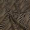 Glitzer Fantasiestreifen schwarz/gold