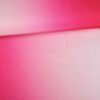 Stretch 4 Way Dance Badeanzug Stoff Ombre fuchsia/weiß