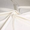 Rippenjersey Baumwolle off white