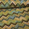 Chevron Zig Zag Lurex grün