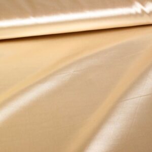 Seidiger Satin Stretch Champagner