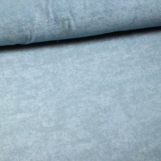 Stretch-Frottee Vintage Blau