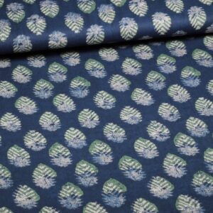 Baumwolle Voile Batik Federn