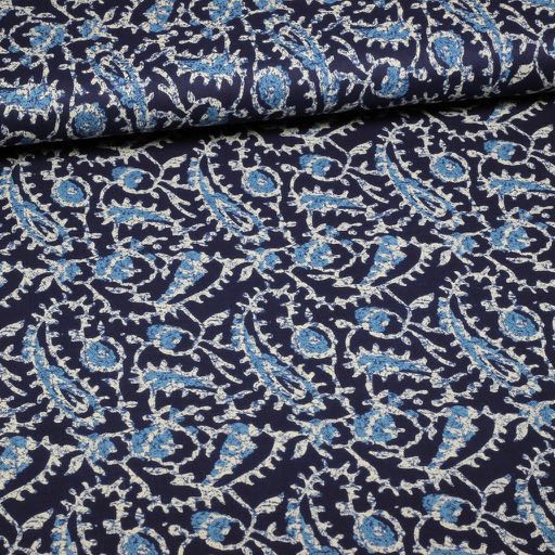 Baumwolle Voile Batik Paisley