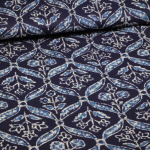 Baumwolle Voile Batik Zweige