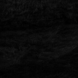 Langhaariger Kunstpelz / Plüsch schwarz