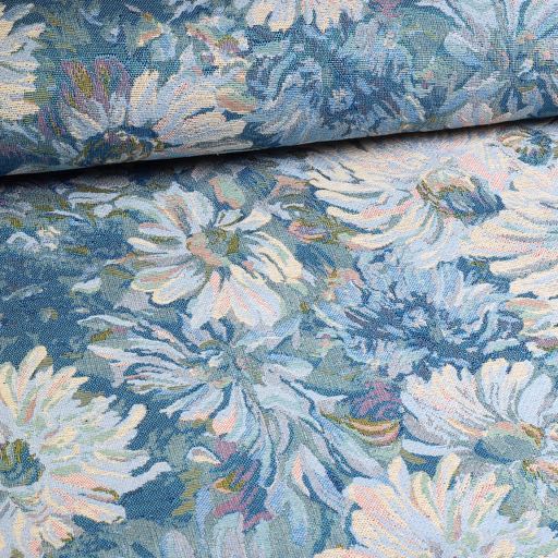Gobelin-Stoff vintage Blüten
