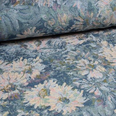 Gobelin-Stoff vintage Blumen
