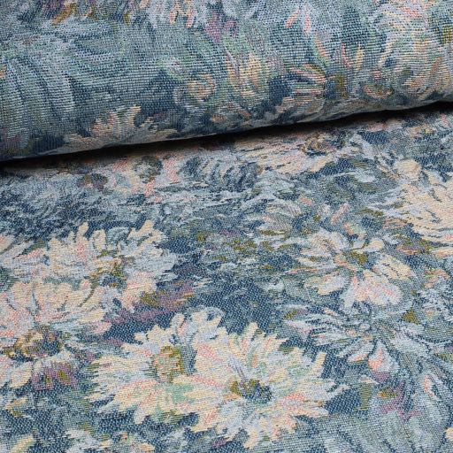 Gobelin-Stoff vintage Blumen