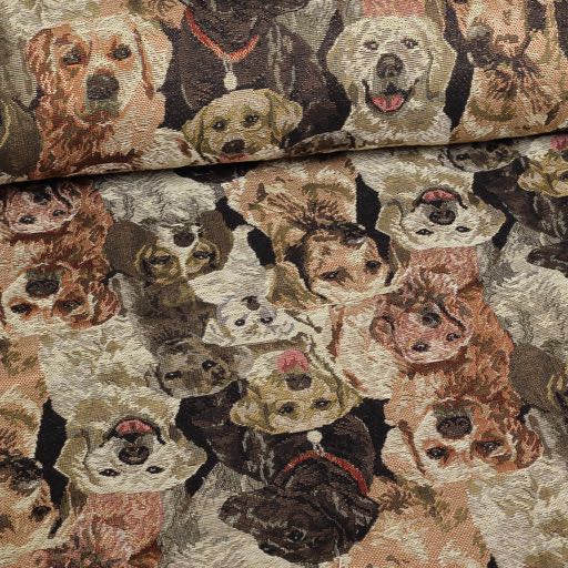 Gobelin-Stoff Hunde