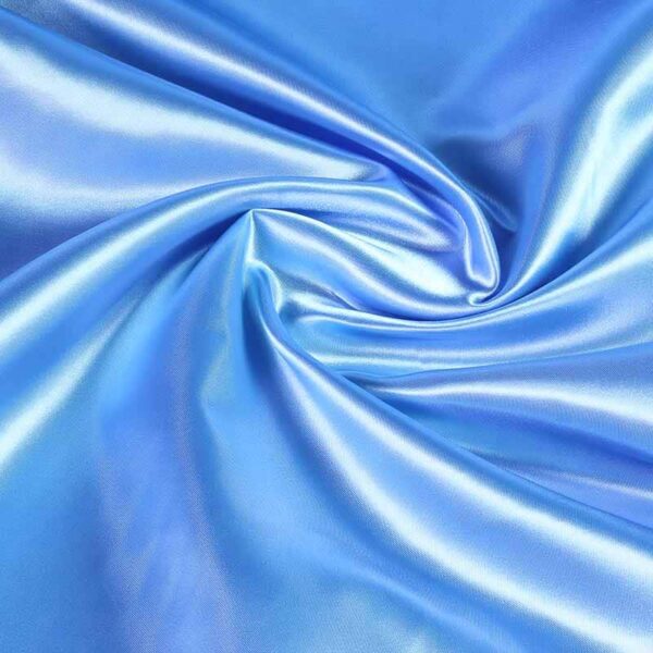 Satinstoff babyblau