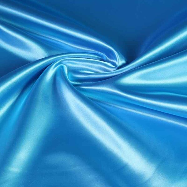 Satinstoff aqua