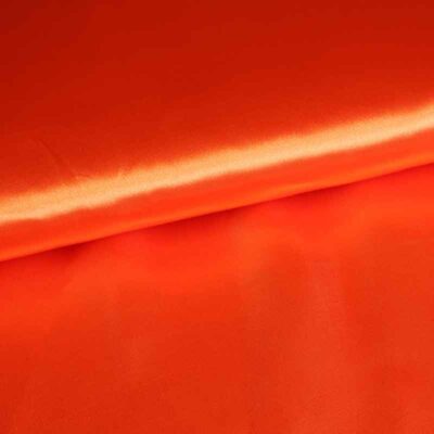 Satinstoff orange