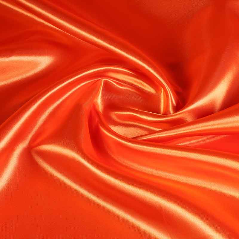 Satinstoff orange