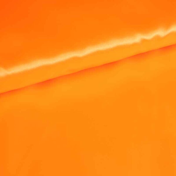 Satinstoff fluor orange