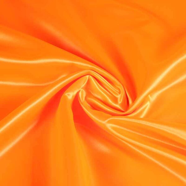 Satinstoff fluor orange