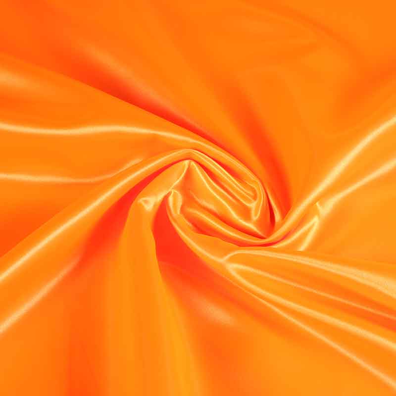 Satinstoff fluor orange