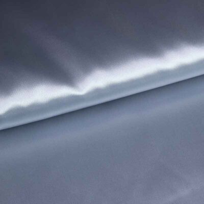 Satinstoff silber