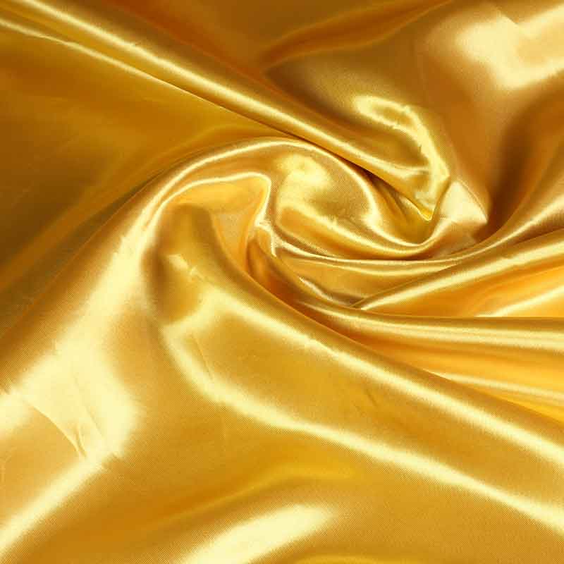 Satinstoff gold