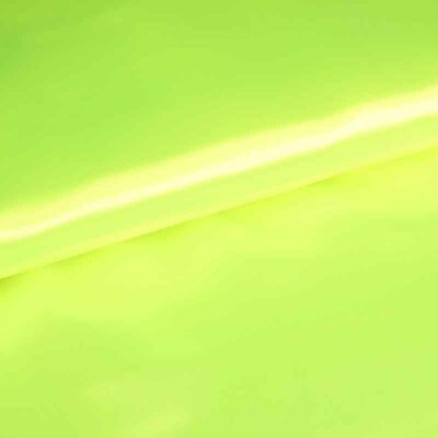 Satinstoff fluor gelb