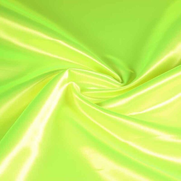 Satinstoff fluor gelb