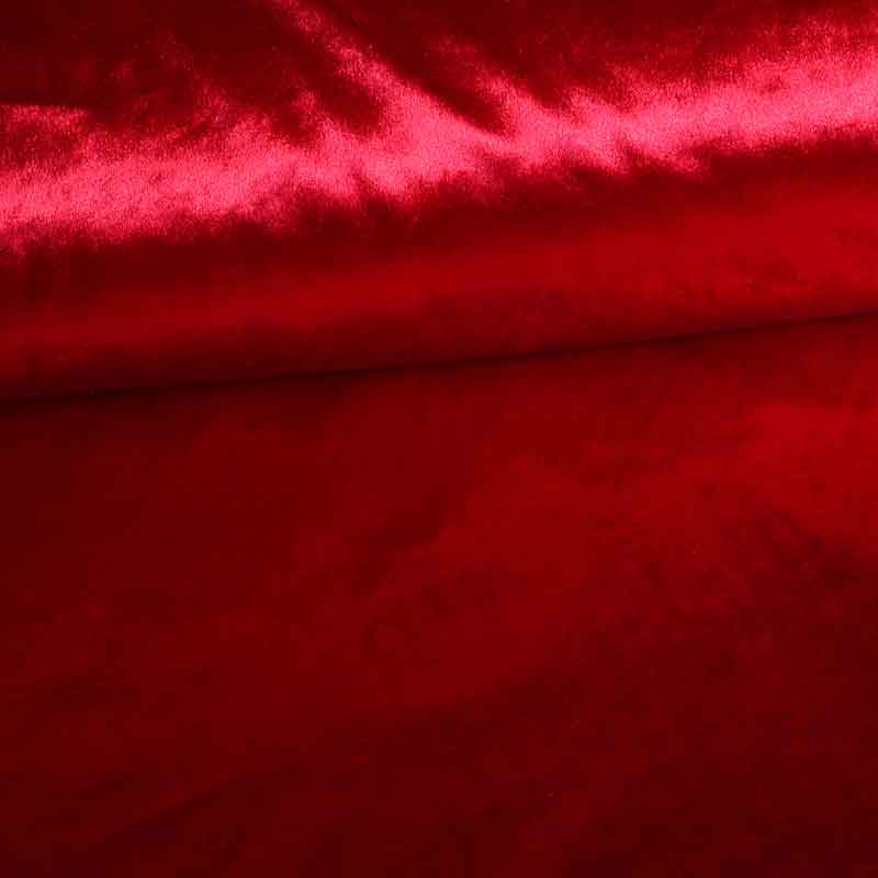 Velvet-Stoff rot