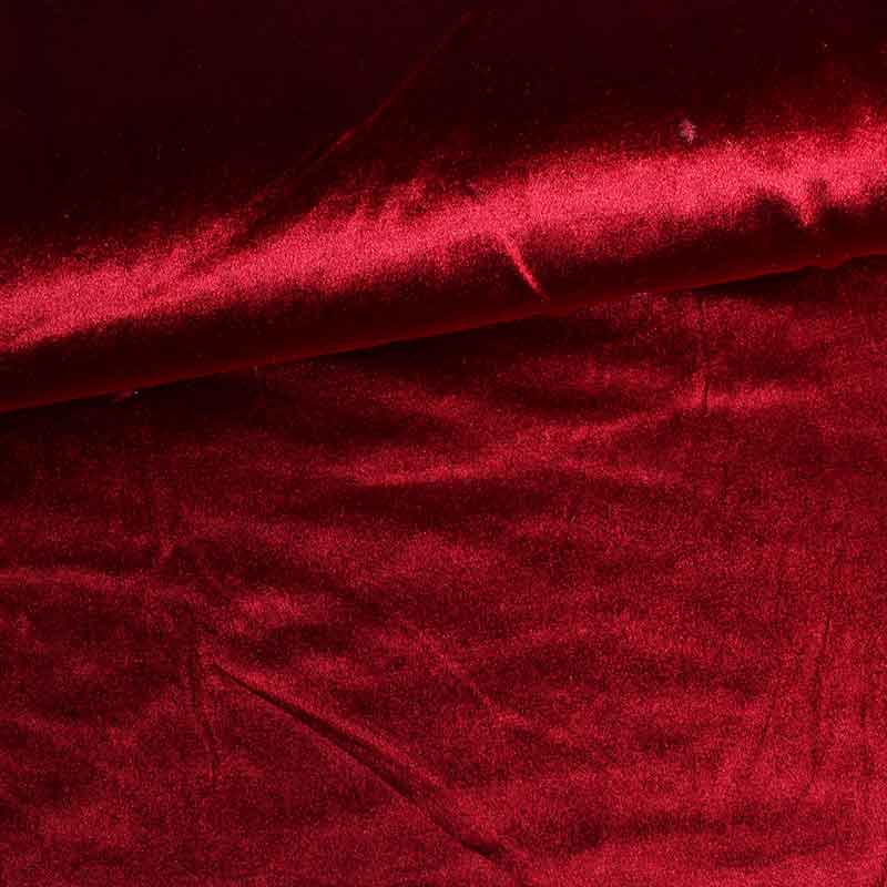 Glanz-Stretch-Velvet bordeaux