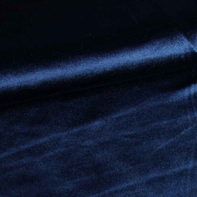 Stretch Velvet Stoff blau
