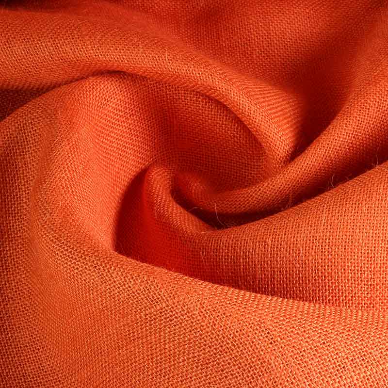 Jute-Stoff orange