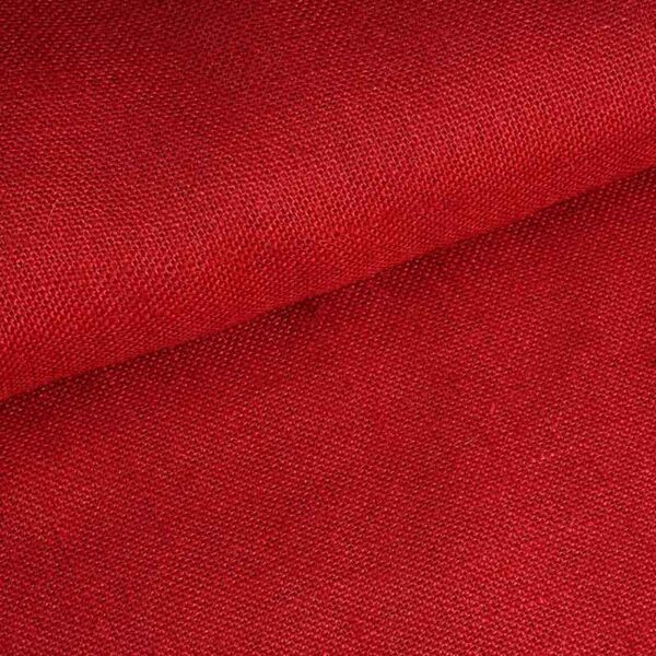 Jute-Stoff rot