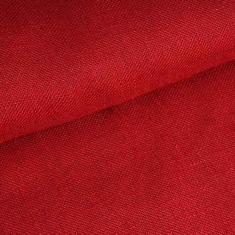 Jute-Stoff rot