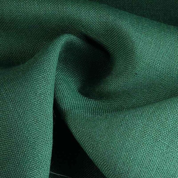 Jute-Stoff grün