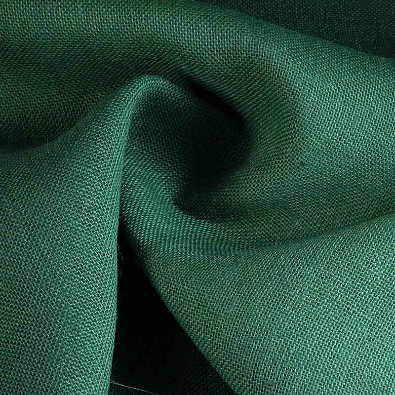 Jute-Stoff grün