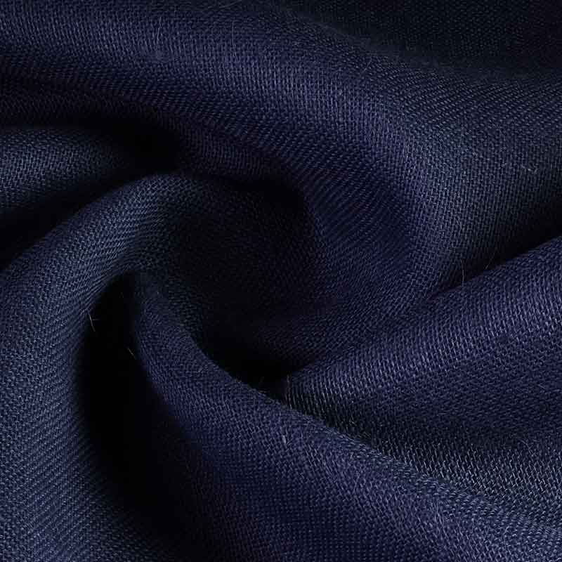 Jute-Stoff dunkelblau