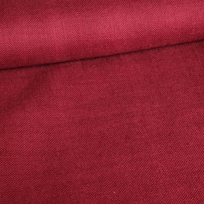 Jute-Stoff bordeaux