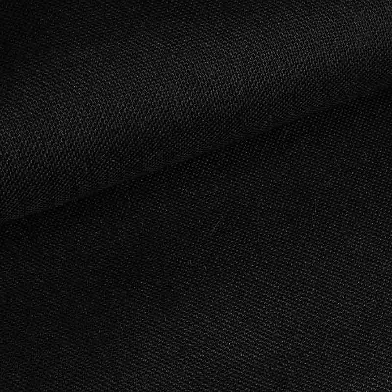Jute-Stoff schwarz